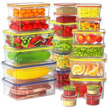 44 PCS Food Storage Containers with Lids Airtight, BPA Free Plastic Meal Prep Co - £37.91 GBP