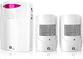 Driveway Alarm Wireless Outside, 1Byone Motion Sensor Alarm 1000 FT Range Extra  - £35.73 GBP