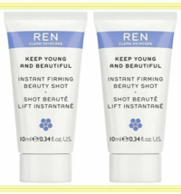 2 REN CLEAN SKINCARE Keep Young And Beautiful Instant Firming Beauty Shot 0.34oz - £9.44 GBP