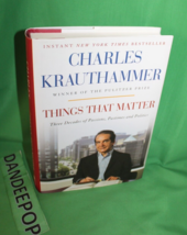 Things That Matter First Edition Book - £6.30 GBP