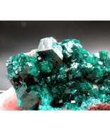 GORGEOUS RARE TSUMEB SW AFRICA EMERALD GREEN DIOPTASE CRYSTAL SPECIMEN 7.5x7.2cm - $3,830.00