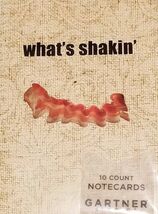 What's Shakin' Bacon ~ 20 Blank Note Cards &amp; Envelopes ~ Sealed - $15.00
