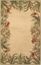 HomeRoots 350045 5 ft. 3 in. x 8 ft. 3 in. Wool Ivory Area Rug - £510.28 GBP