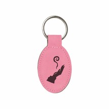 D&amp;D Gifts Wizard Class Symbol Engraved Leatherette Keychain for Men Wome... - £8.76 GBP