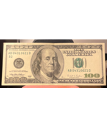 1996 $100 Big Head Bill Low # AB 04310621 D - $2,806.64 MXN