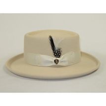 Men Bruno Capelo Hat Australian Wool Crushable Wide Brim GAMBLER GAM103 Ivory image 4