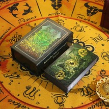 Ar cthulhu gold foil tarot deck 78 pcs full english version playing card with guidebook thumb200