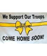 NEW SUPPORT OUR TROOPS FLAG military troop FL250 sign armed forces banne... - £5.16 GBP