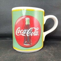 Vintage Coca Cola Coffee Cup Mug Gibson Housewares Red/Green 1997 - Coke - $9.00