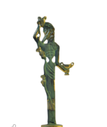greek Statue Deity Dionysus from brass  8cm  x  21cm - £36.59 GBP