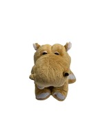 Ganz Webkinz Plush Mud Hippo Tan Beige Stuffed Animal Toy HM384 No Code - $6.93