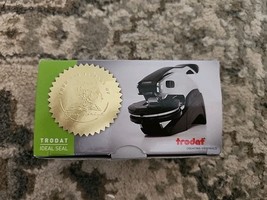 TRODAT IDEAL SEAL 1 5/8&quot; BLACK SEAL PRESS IN ORIGINAL BOX - $14.54