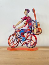 Metal Sculpture  &quot; Troubadour Rider &quot; by David Gerstein - £285.59 GBP