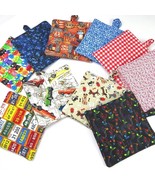 NEW- Set of 2 handmade Potholders / hotpads, NEW COLORS! Great gifts - £9.69 GBP+