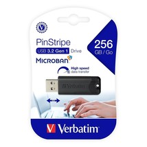 Verbatim PinStripe 256GB USB 3.0 Flash Drive 49320 - £36.16 GBP