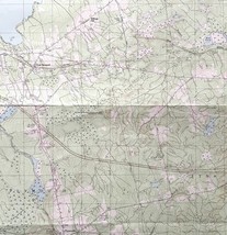 Map Plymouth Maine 1982 Topographic Geological Survey 1:24000 27 x 22&quot; T... - $44.99