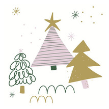 Paper+Design Christmas Tree Luncheon Napkins - Three Trees - £26.67 GBP