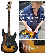 Lindsey Buckingham Fleetwood Mac signed Fender Squier guitar COA proof a... - $1,286.99