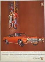 1969 Print Ad Cadillac Fleetwood Eldorado Red Car Front Wheel Drive - $11.68