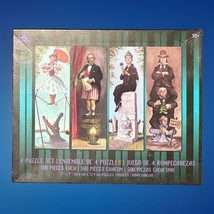 Disney The Haunted Mansion Stretching Portraits Puzzle Set of (4) 500 Pi... - $792.62 MXN