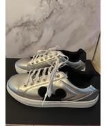 Disney Mickey Mouse Black Head Character Court Sneakers Shoes Size 9 - $25.74