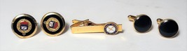 Vintage Mixed Lot of 3 Military Items Tie Clip (gold) Two sets of Cuff Links - £10.75 GBP