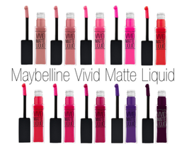 Lot of 3 Maybelline New York Vivid Matte Liquid Lipstick, You Choose Your Set! - £5.91 GBP+