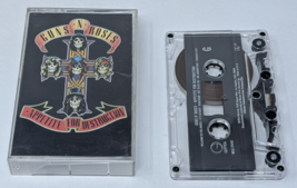 GnR Guns N&#39; Roses Appetite For Destruction Cassette Tape 1980s Rock - $12.86