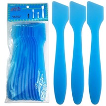 1Pk High Quality Large Angled Plastic Makeup Cosmetic Spatula Scoop - Blue - £11.05 GBP