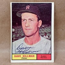 1961 Topps #326 DAVE HILLMAN Signed Autographed Baseball Card Boston Red... - $5.95