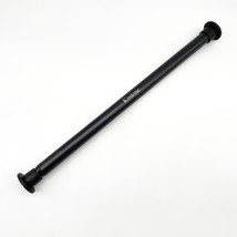 Kostone Shower rods Adjustable Matte Black Stainless Steel Shower Curtain Rod - £21.57 GBP