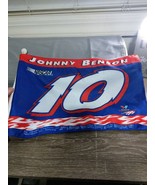 Johnny Benson Car Flag~#10 Nascar ~2001. Never used on car. Great condition - $80.43 CAD