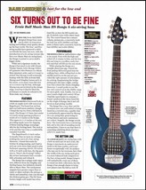 Ernie Ball Music Man HS Bongo 6-string bass guitar review sound check article - £3.36 GBP