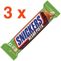 Snickers Bars: Pistachio &amp; P EAN Ut 3 Full Size Chocolate Bars -LIMITED -FREE Ship - £11.06 GBP