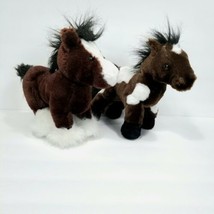 Ganz Webkinz Plush Brown Arabian Horse Lot Of 2 Stuffed Animal No Code P... - £14.07 GBP