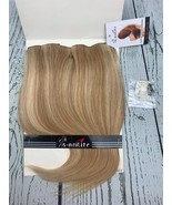 Clip in Human Hair Extensions Balayage Remy Thick Blonde 12in 120g 8pc - £48.55 GBP