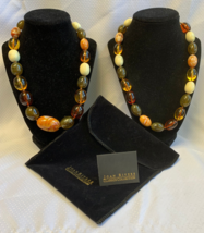 Joan Rivers Classics Collection Necklace Set High Fashion Jewelry Earthtones - £47.92 GBP