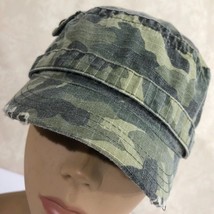 Blank Front Army Camo Military Ladies One Size Stretch Baseball Cap Hat - £11.62 GBP