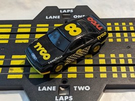 Tyco Ford Thunderbird Goodyear 8 Black Yellow Slot Car Working - £17.98 GBP