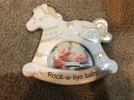 New Malden 2 1/2 x 3 1/2 Cutie Pie Rocking Horse Baby Picture Frame - £7.43 GBP