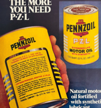 1977 Pennzoil Motor Oil Advertisement Vintage PZL Pennsylvania Automobil... - $564.13 MXN