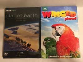 NEW BBC Planet Earth Volume 2 &amp; Winged Planet Documentary DVDs Sealed - $12.04