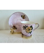Vintage AACO Tea Cup And Saucer Set Yellow Rose Made in Japan EUC Ship Fast - $20.32 CAD