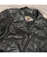 Harley-Davidson Women&#39;s Black Leather Motorcycle Jacket XL USA 98125-05V... - $273.52 CAD