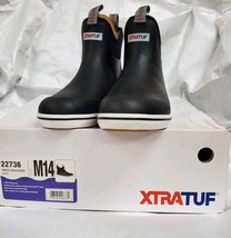 Xtratuf Men's Size M14 6" Ankle Deck Boot, Black  image 4