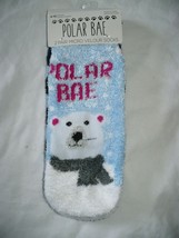 Micro Velour Women&#39;s Low Cut Cozy Socks 2 Pair Shoe Size 4-10 Polar Bae - £8.57 GBP