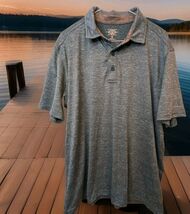 G H Bass Men's Short Sleeve 3 Button Quick Dry Polo Shirt Size Medium - $13.85