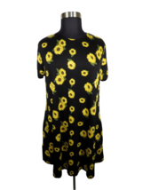Riley &amp; James Sunflower Print Short Sleeve Dress, Pockets, Plus Size 3X - $24.99