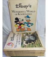 Vintage Disney&#39;s Wonderful Book Of Knowledge 1973 Lot Of 6 - Vol 1-5 W/ ... - £17.00 GBP