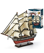 USS Constitution Ship 3D Model Puzzle 193 Pieces by CubicFun - $54.16 CAD